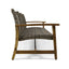 Outdoor 3 Seater Sofa With Rattan Cover - Gray