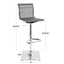 Mirage - Contemporary Adjustable Barstool With Swivel
