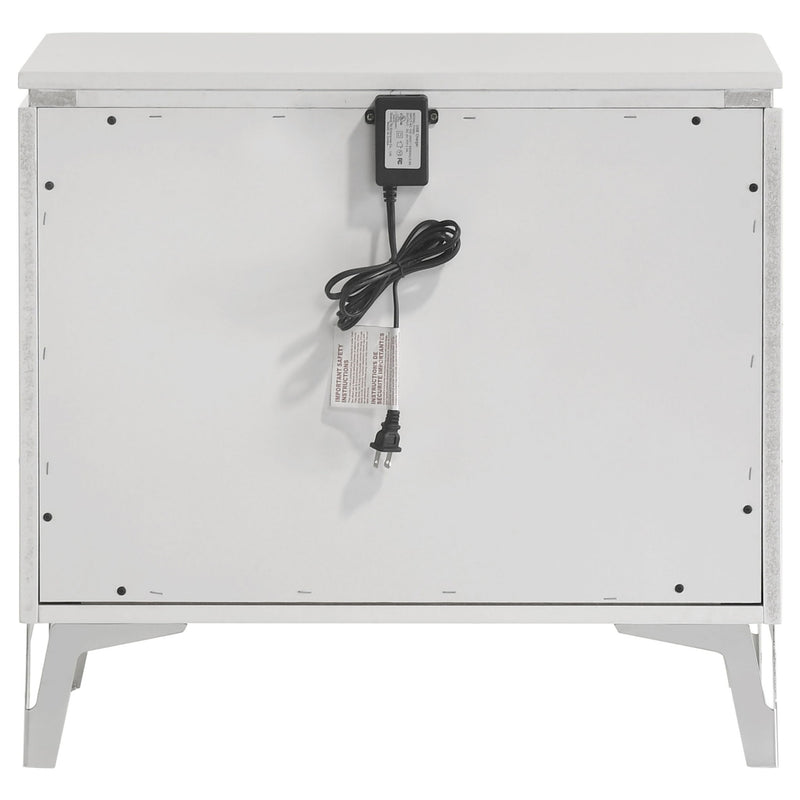 Buckley - 2 Drawer Nightstand - Gloss White