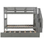 Stairway Bunk Bed & Storage And Guard Rail For Bedroom
