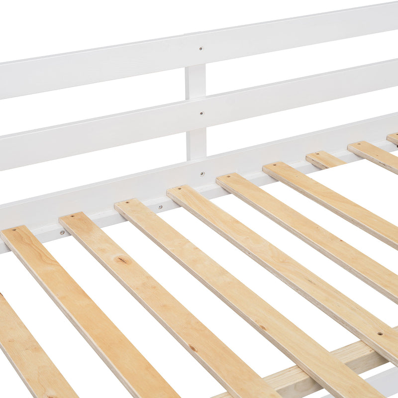 Bunk Bed With 4 Drawers And 3 Shelves