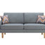 Bahamas - Minimalistic Sofa With 2 Throw Pillows