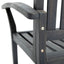Baxter - Rocking Loveseat - Dark Gray