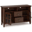 Artisan - TV Media Stand, Handcrafted - Russet Brown