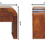 Mini Darcy - Nightstand With Curved Edges