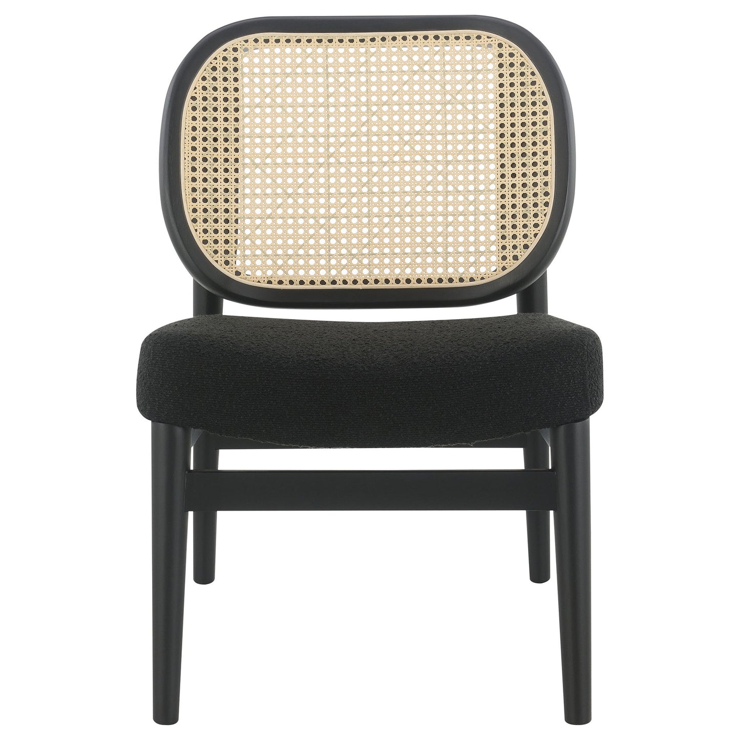 Quinne - Accent Chair With Padded Seat - Black