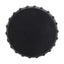 Outdoor End Table With Outstanding Studded Design - Matte Black