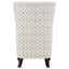 Lindstrom - Wingback Accent With Contoured Back - Ivory White