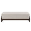 Bench With Thick Soft Cushions For 3 People - Brown / Beige