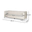 Contemporary 3 Seater Sofa With Button Tufting