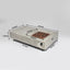 Propane Gas Fire Pit Table, 50000 Btu, Rectangular For Outside - Light Gray