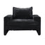 Upholstered Accent Chair With Wide Armrests And Ergonomic Back Support