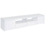 Garner - 2 Door Stand With Drawers Media Console - Gloss White