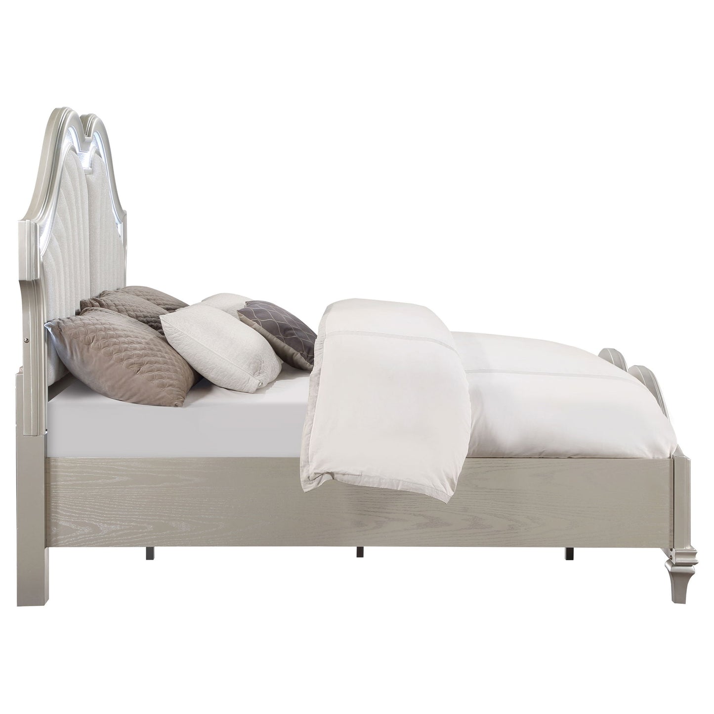 Katerina - Platform Bed With LED Light