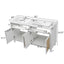 Bathroom Vanity With Double Sink, Large Storage Space