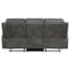 Forrest - Motion Reclining Sofa Comfort With Elegant Tufting And Wide Track Arms - Gray