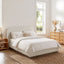 Linton - Upholstered Platform Bed With Curved Headboard