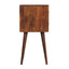 Mini Cube Carved 2 Drawer Nightstand