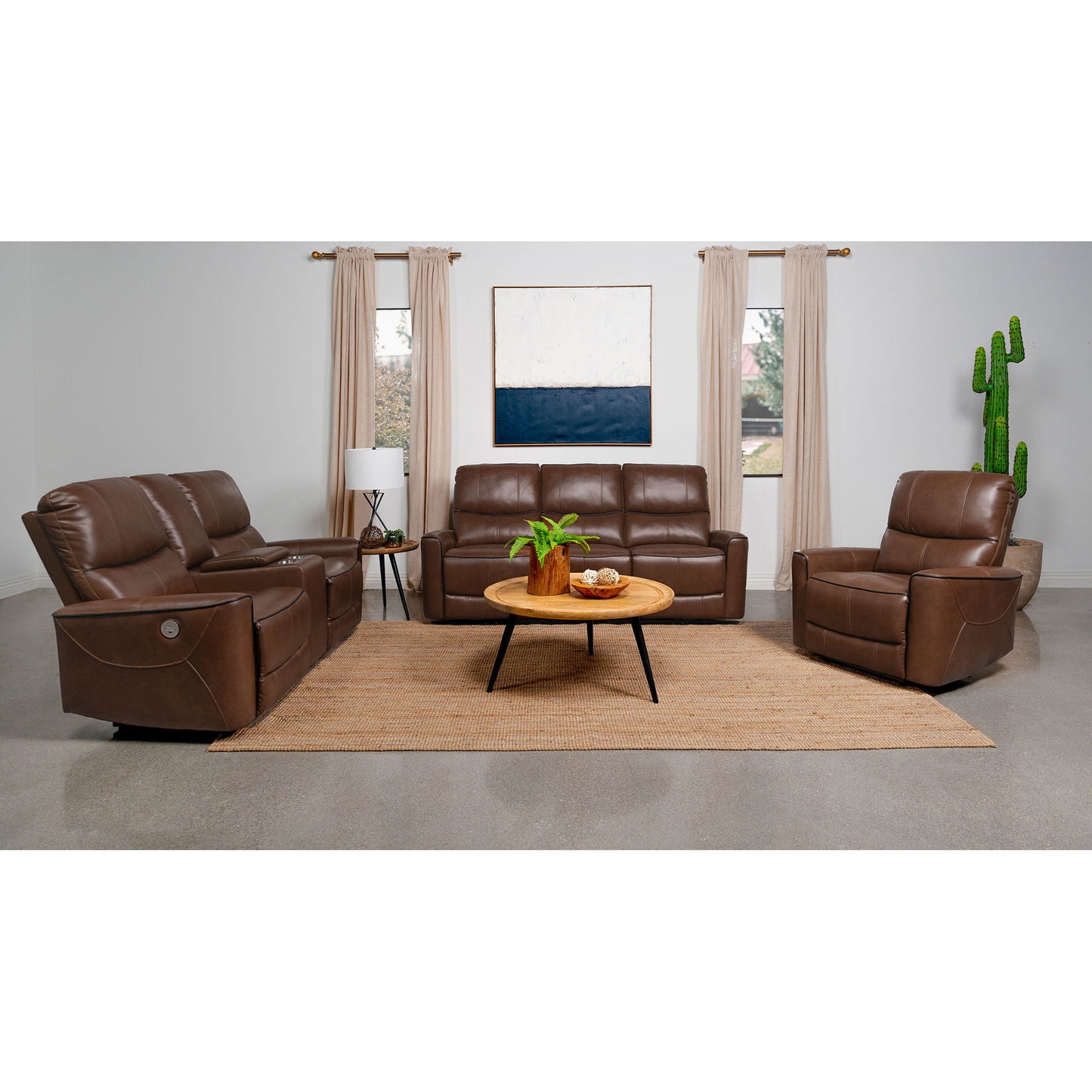 Ashland - Power Reclining Sofa With USB Charging