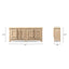 Rowan - 4 Door Sideboard Cabinet - Natural