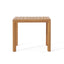 3 Piece Outdoor Chat Set With Table And 2 Adirondack Chairs - White / Brown Patina