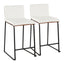 Mason Mara - Contemporary Fixed Height Quality Counter Stool (Set of 2)