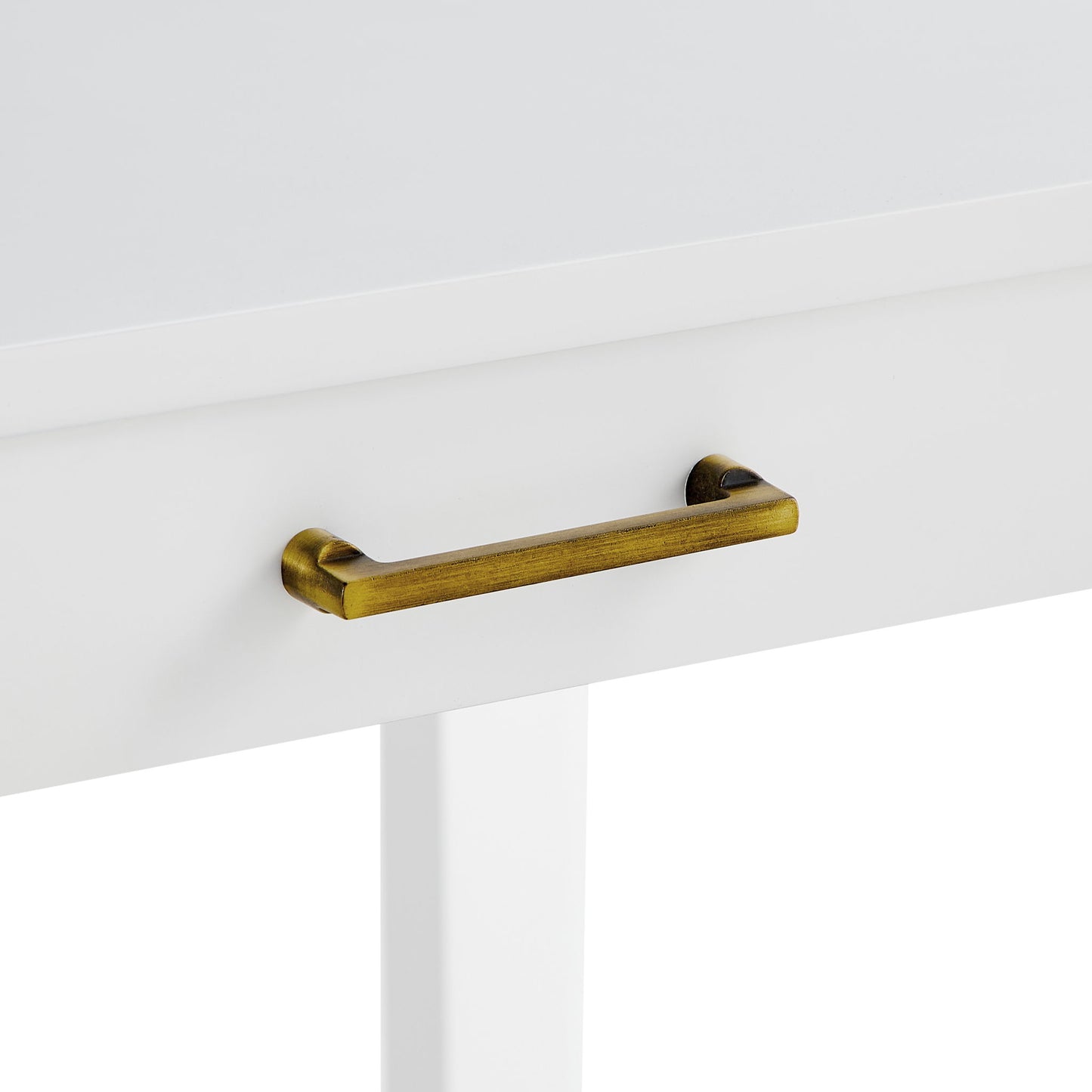 Alleyville - Square Dining Table With Storage Drawer - White