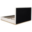 Talbot - Eastern King Platform Bed With Elevated Headboard - Cream
