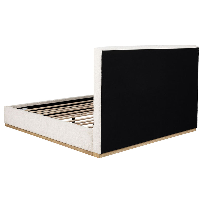 Talbot - Cama Plataforma King Oriental con Cabecero Elevado - Crema
