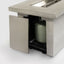 Rectangular Propane Gas Fire Pit Table With 60000 Btu For Outdoor Spaces - Light Gray