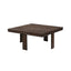 Paxton - 5 Piece Living Room Set (Storage Coffee Table With 4 Tuck-In Ottomans) - Dark Brown