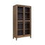 Display Cabinet - Latte / Peppercorn