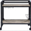 Jorgensen - Serving Cart - Rustic Oak / Charcoal