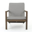 Celestaria - 3 Piece Outdoor Chat Set With Adirondack Chairs, Cushions And Side Table
