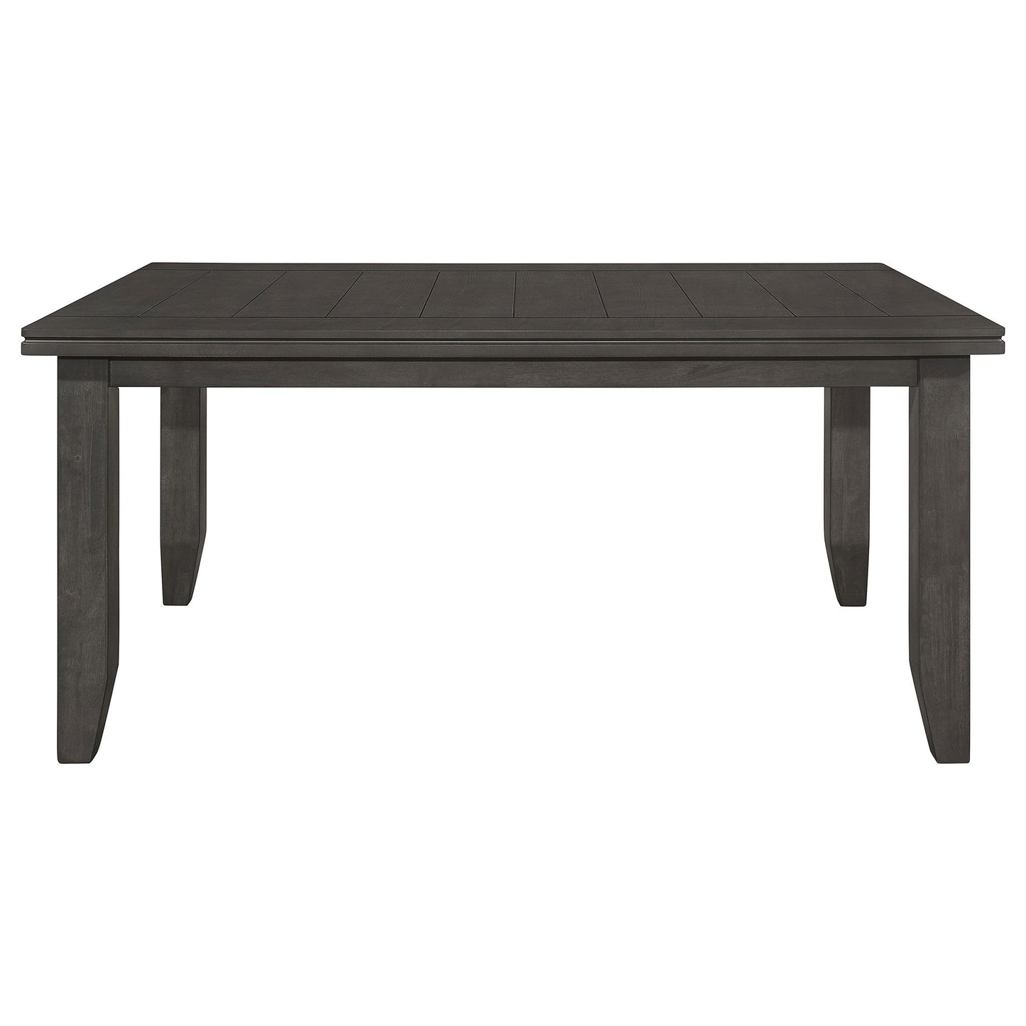 Dexter - Rectangular Plank Top Dining Table - Dark Gray