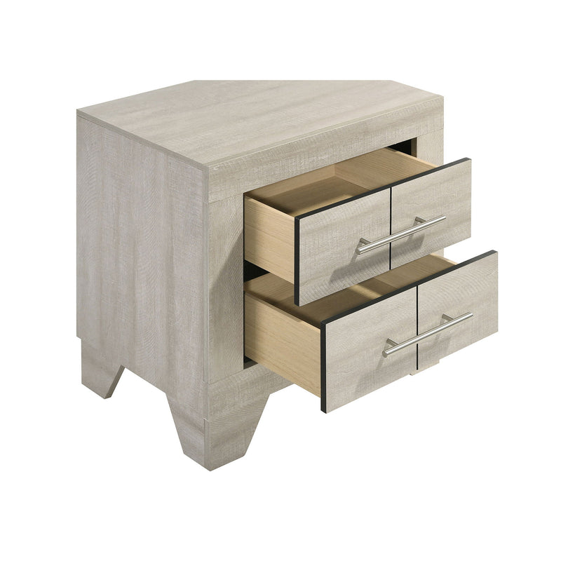 Strout - 2 Drawer Nightstand - Cream