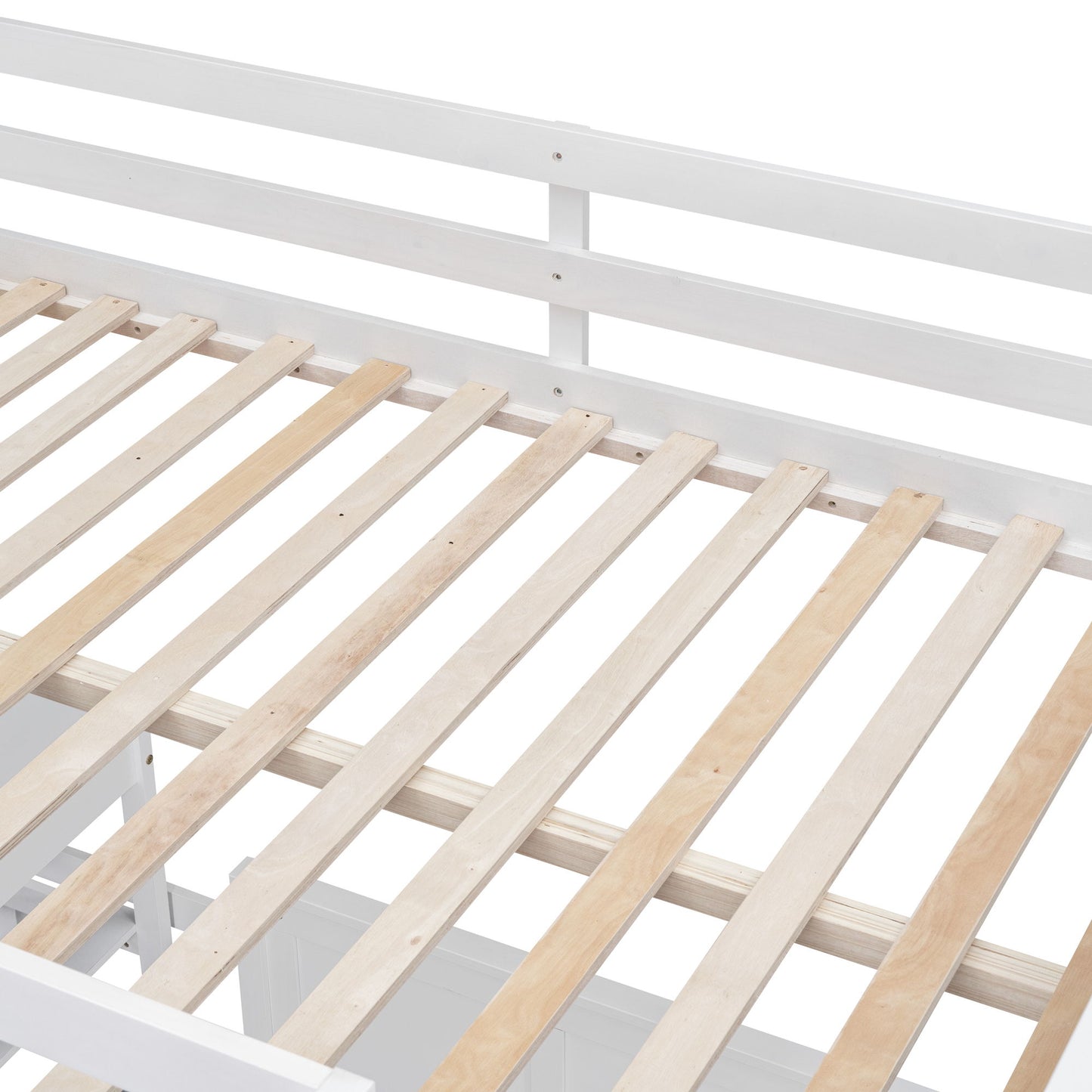 Full Over Full Bunk Bed With Desk