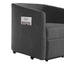 Power Lift Recliner Barrel Shape Reclining Chair With Footrest And Side Pocket