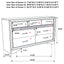 Annie - 9 Drawer Dresser