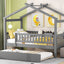 Creativity House Bed With Twin Size Trundle
