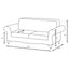 Brookridge - Rolled Arm Sofa With Ornate Details And Mixed Upholstery - Brown
