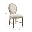 Upholstered Dining Chairs (Set of 2) - Brown