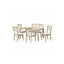 Ferris - 7 Piece Dining Set With Cross Back Chairs And Rectangular Table - Antique White