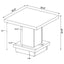 Square Coffee And End Table Set