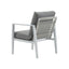 Modern Lounge Chair With Rope Accents And Cushions