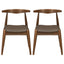 Dining Chairs With Ergonomic Backrest (Set of 2)