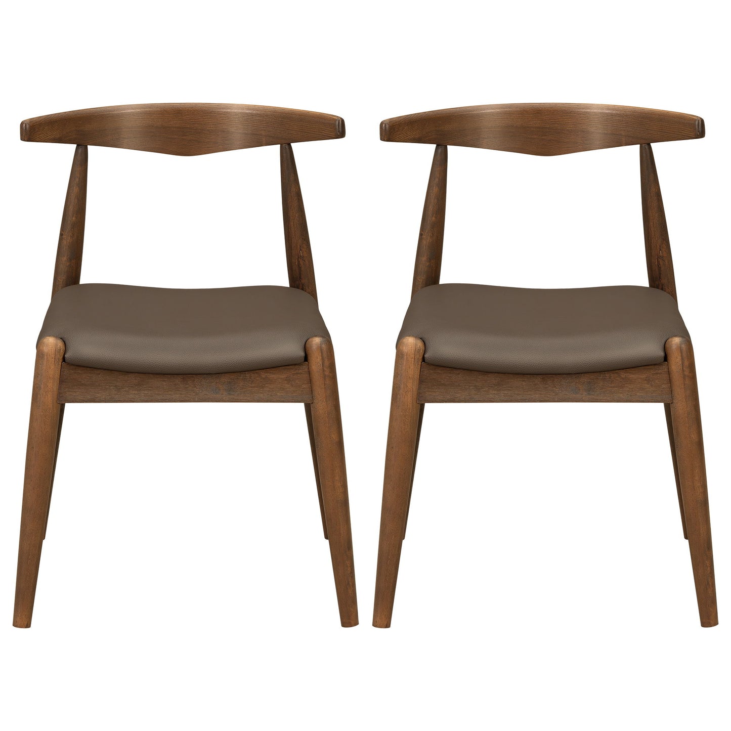 Dining Chairs With Ergonomic Backrest (Set of 2)