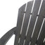 Outdoor Adirondack Rocking Loveseat With Hand Crafted Details
