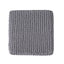 Chabani - Indoor Modern Knitted Fabric Cube Pouf Ottoman - Light Gray