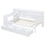 Daybed With 3 Drawers USB Ports And Desk